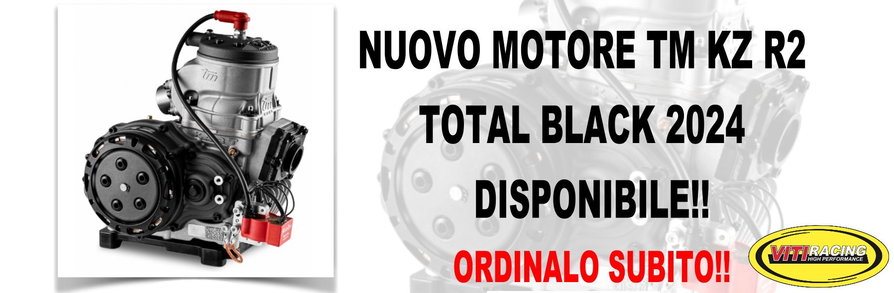 NUOVO MOTORE TM R2 TOTAL BLACK 2024